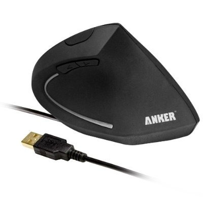 Imagen 6 de 6 de Anker Ergonómico Ratón Óptico Usb Con Cable Vertical 1000/16