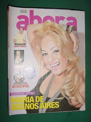 Revista Ahora 3/4/11 Maria Eugenia Rito Ghidone Palavecino