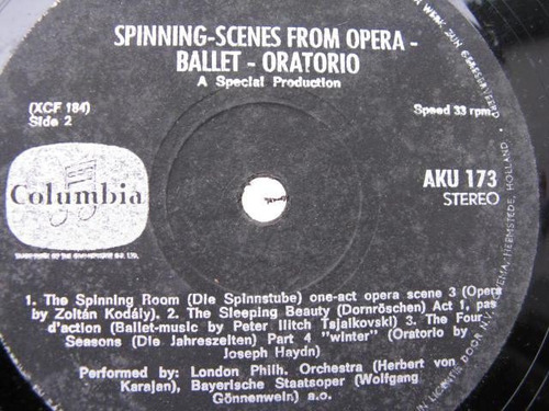 Psicodelia: Disco Vinil Musica Ballet Y Opera  D2-bol3 Dkk