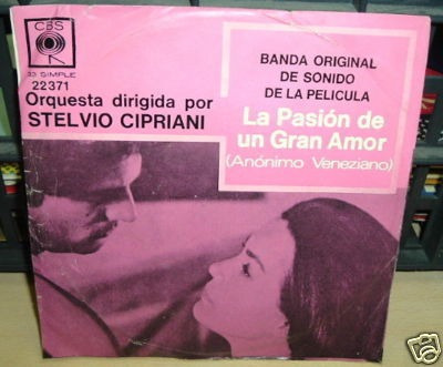 Stelvio Cipriani Pasion De Un Gran Amor Simple Arg C/tapa