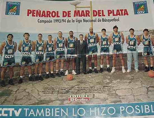 Poster Lamina Original Grafico Peñarol Mar Del Plata Campeon