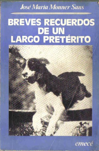 Breves Recuerdos De Un Largo Preterito - Monner Sans - Emece