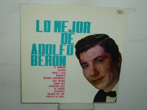 Adolfo Beron Lo Mejor Tango Vinilo Argentino