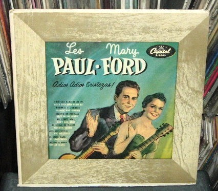 Les Paul Mary Ford Adios Tristezas Vinilo 10' Argentino