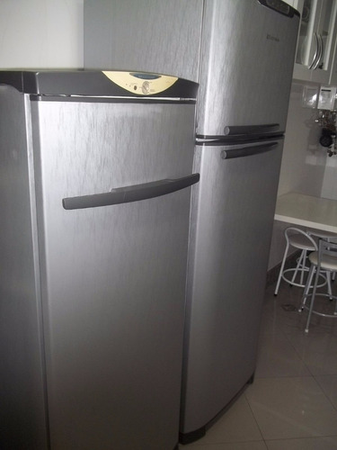 Adesivo Aço Escovado Envelopamento Geladeira Móveis 5mx60cm