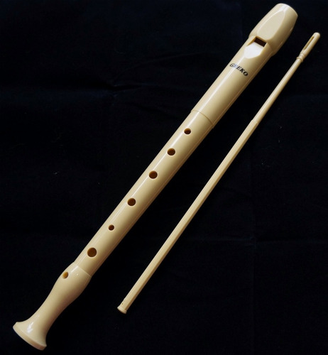 Flauta Dulce Greko Jh099 En Plastico Un Solo Cuerpo Musica