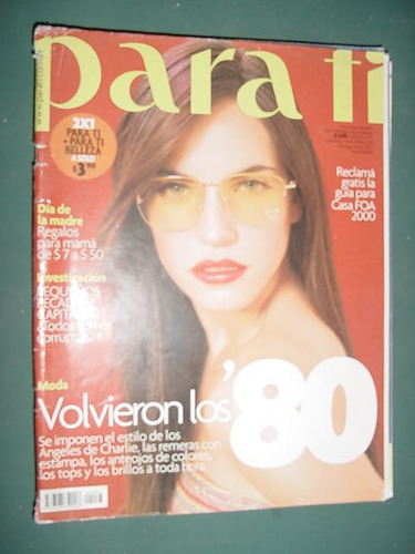 Revista Para Ti 4083 Tapa Florencia Fabiano Natalia Oreiro