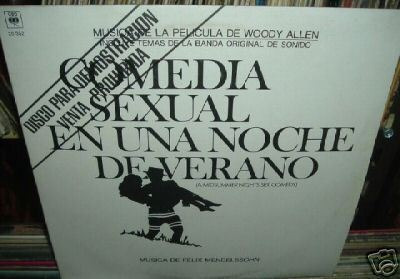 Woody Allen Comedia Sexual Soundtrack Vinilo Argentino Promo