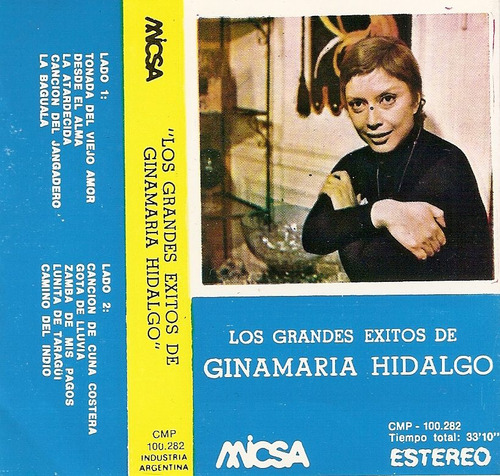 Ginamaria Hidalgo Cassette Los Grandes Exitos (1981) Nuevo