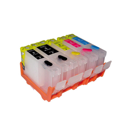 Cartuchos Recargables Para Canon Ip4300, Ip4500 + Tinta Foto