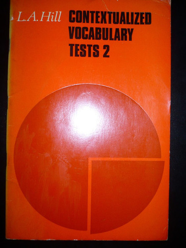 Contextualizer Vocabulary Test 2 L, A. Hill (Usado)