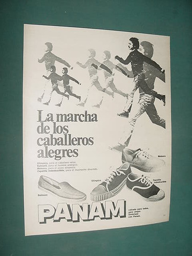 Publicidad Clipping Recorte Calzados Zapatillas Panam Marcha