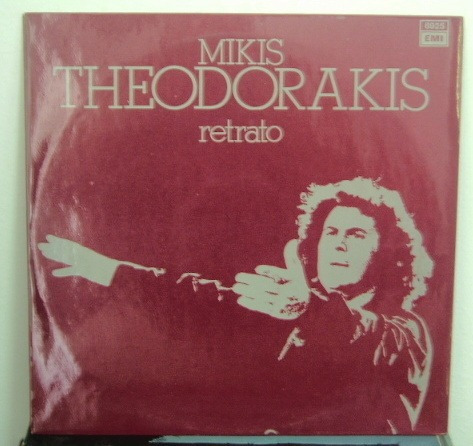 Mikis Theodorakis Retrato Vinilo Argentino Promo