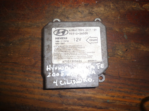 Vendo Computadora De Airbag  Hyundai Santa Fe, # 95910-26000