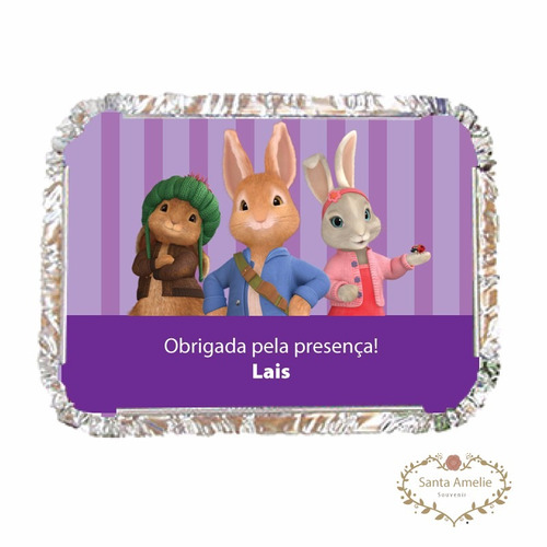 Marmitex Lembrancinhas Peter Rabbit