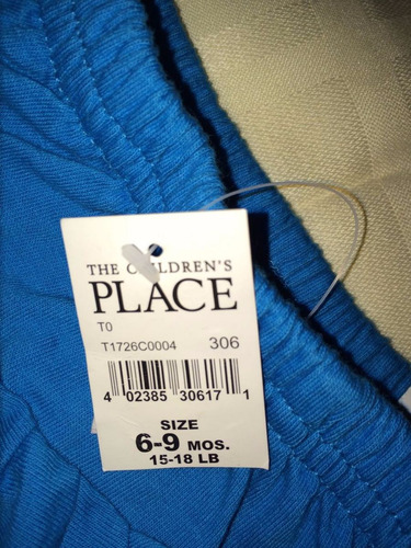 Imagen 6 de 6 de Falda Children Place Con Short Azul 6 - 9 Meses