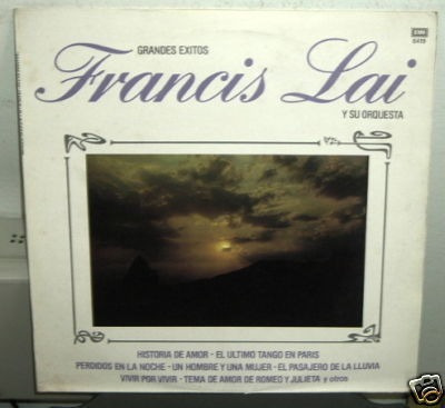 Francis Lai Love Story Grandes Exitos Vinilo Argentino