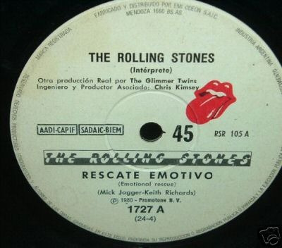 Rolling Stones Rescate Emotivo Simple Argentino