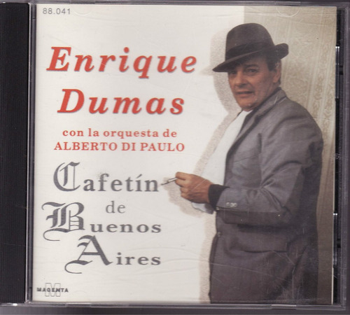 Enrique Dumas Cafetin De Buensos Aires Orquesta  Di Paulo Cd