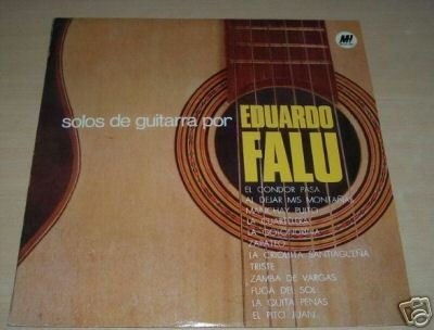 Eduardo Falu Solos De Guitarra Vinilo Como Nuevo