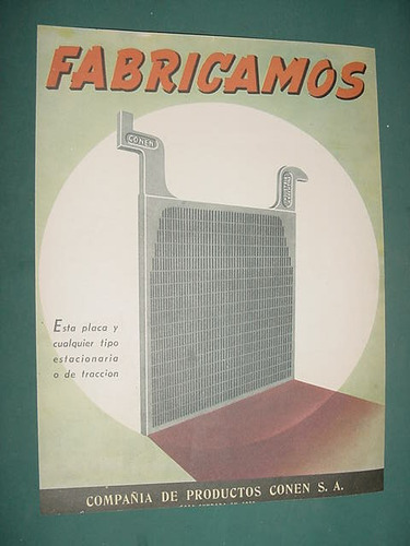 Publicidad Clipping Placas Estacionarias Productos Conen