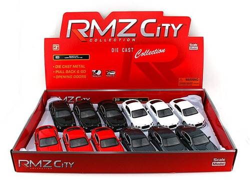 Perudiecast Rmz City Bentley Continental Gt V8 Escala 1:38