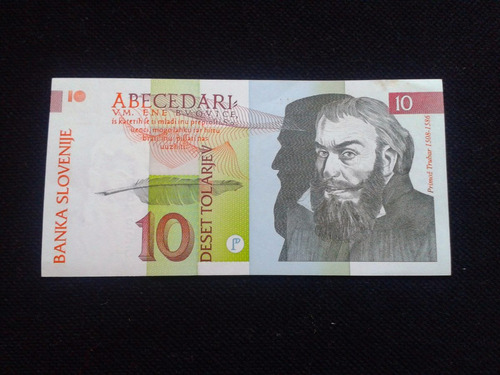 Billete Eslovenia Diez Tolarjev 1992