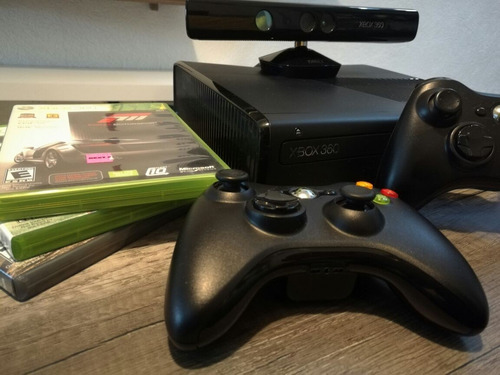Xbox Slim 4g + Kinect + 2 Controles + 4 Juegos