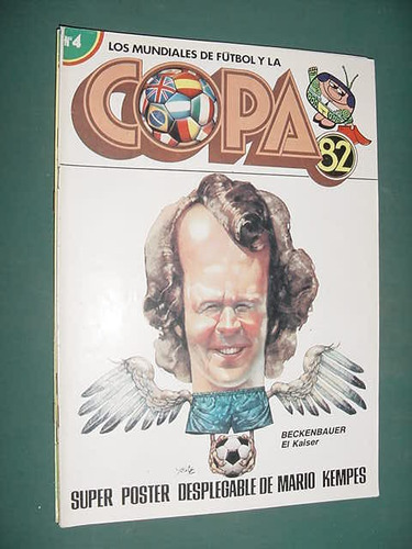 Fasc 4 Futbol Mundial Copa España 82 Sin Poster Beckenbauer