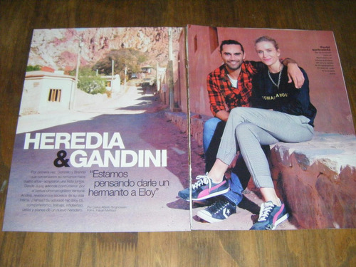 Nota Revista Gente Gonzalo Heredia / Brenda Gandini 