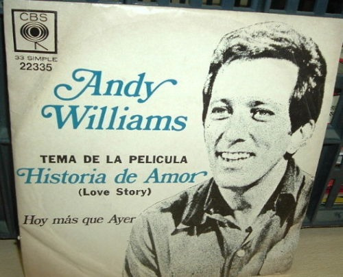 Andy Williams Historia De Amor Simple Argentino C/tapa