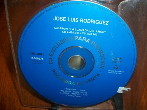 Jose Luis Rodriguez  Cd 2 Temas