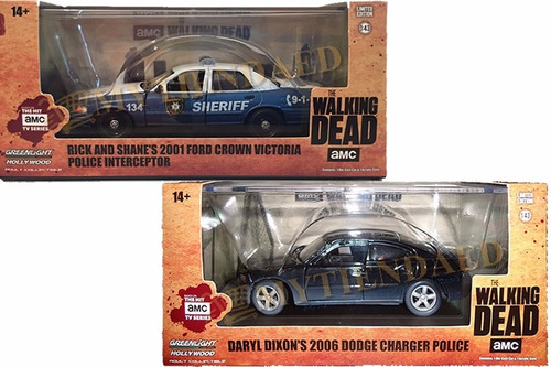 The Walking Dead Daryl Dixon Rick Grimes Autos Esc 1:43