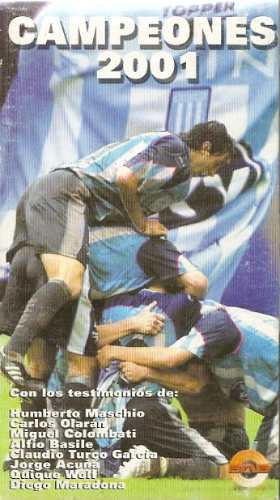 Racing Club El Grito Del Campeon Vhs Campeones 2001