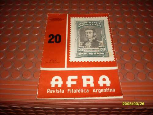 Revista Filatelica Argentina Nº20 Afra Año: 1950