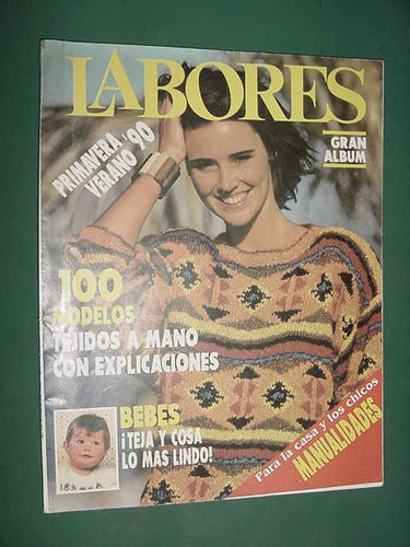 Revista Labores Moda Album Sin Moldes Primavera Verano 90
