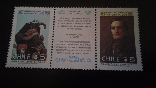 De Historia Natural De Chile Lrbcop120 Filatelia Museo Nac 
