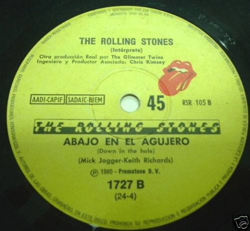 The Rolling Stones Emotional Rescue Simple Argentino