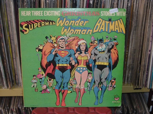 Superman Wonder Woman Batman Historias Navideñas Vinilo Usa