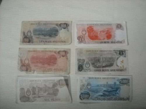 Billetes Pesos Argentinos