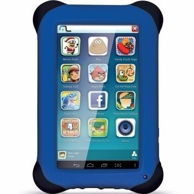 Tablet Kid Pad 8gb Quadcore Android4.4 Azul Multilaser Nb194