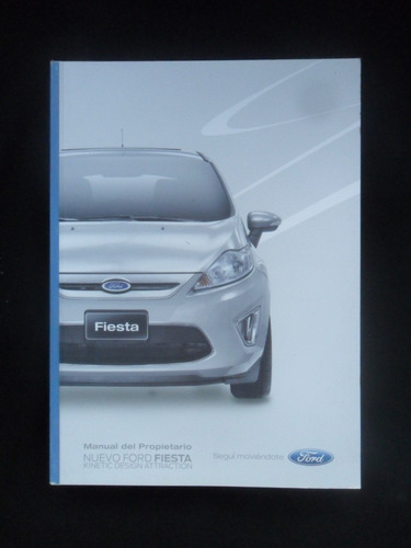 Ford Fiesta 2010 2011 Manual Original Guantera Instrucciones