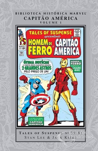 Biblioteca Histórica Marvel - Capitão América N° 1 Lacrado