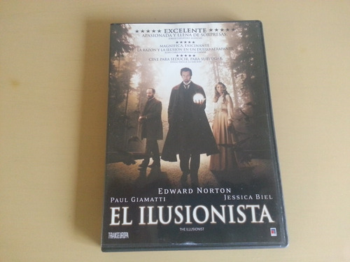 Dvd Original El Ilusionista - Norton Biel Giamatti