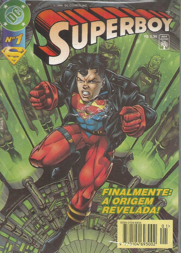 Superboy 01 2ª Serie - Abril 1 - Bonellihq Cx09 B19