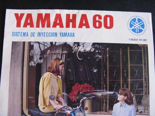 Burun Danga: Brochure Folleto Moto Yamaha 60 B1-b10 Bhh