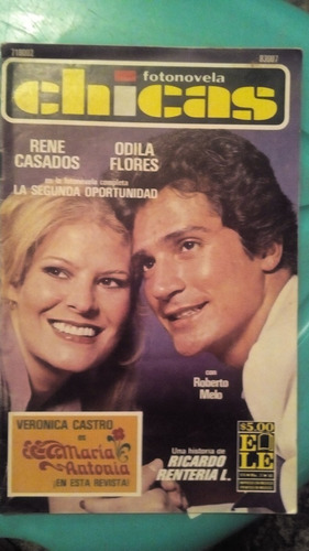 Odila Flores, Rene Casados Roberto Melo En Fotonovela Chicas