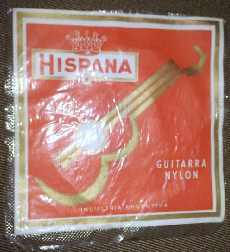 Cuerda De Guitarra Hispana Ind. Argentina (1a. Mi) Antigua