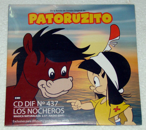 Los Nocheros Patoruzito Soundtrack Cd Single Argentino Promo
