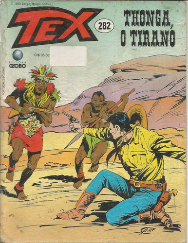 Tex 282 Thonga O Tirano - Globo - Bonellihq Cx375 B22